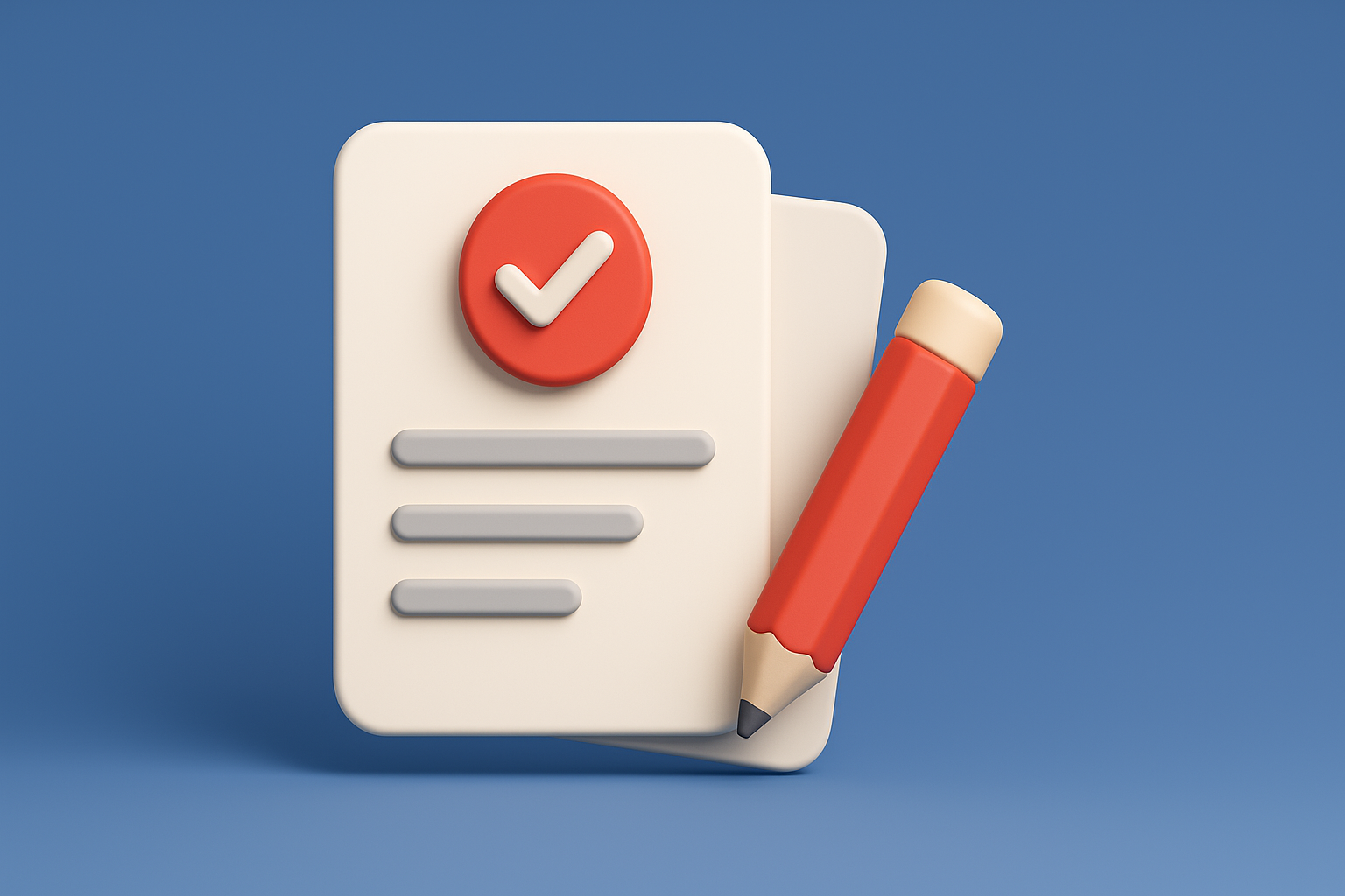 Document and pen representing contract and selling process for land deals